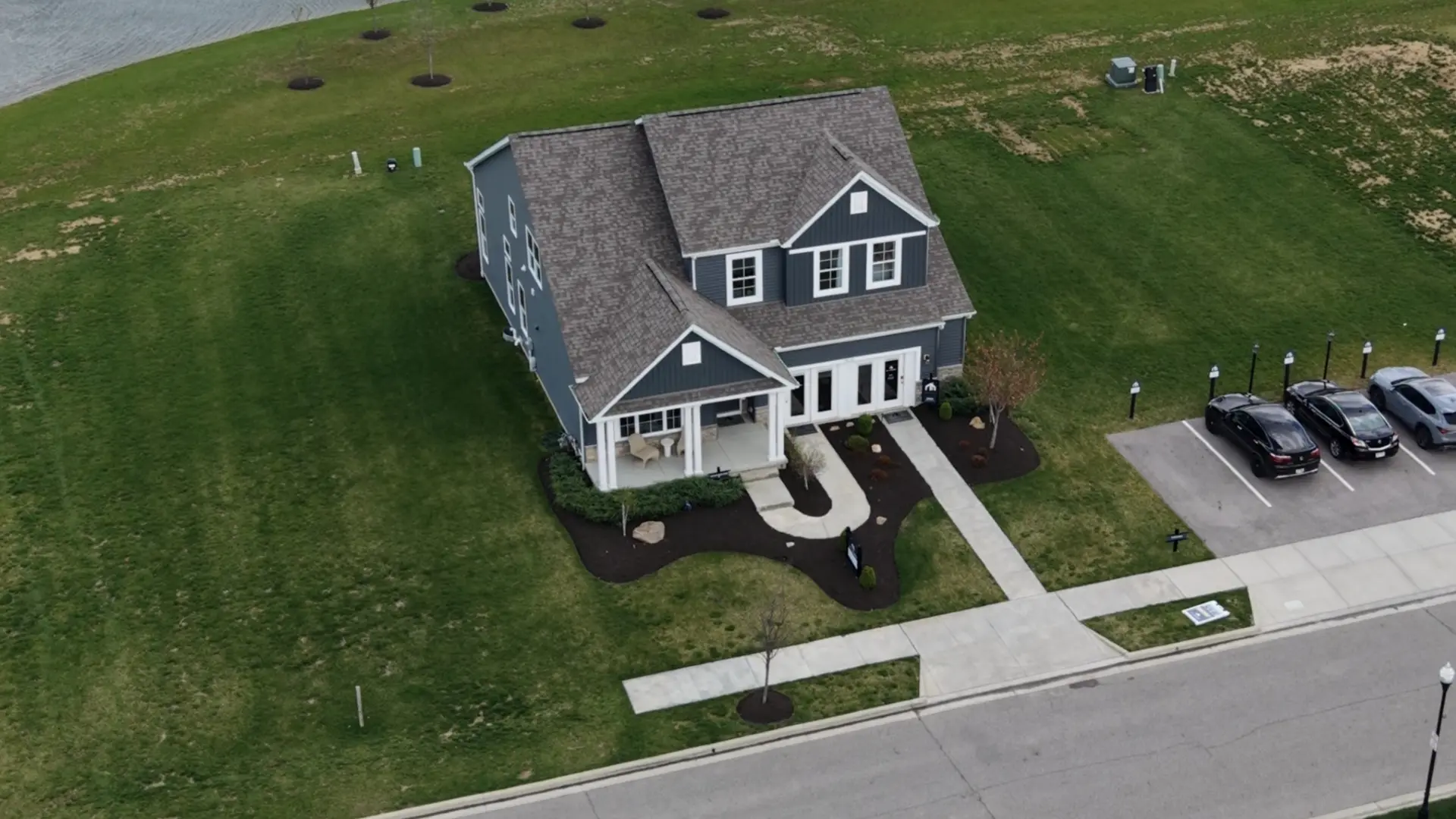 Aerial drone photography over Columbus Ohio property - Arcova Creatives